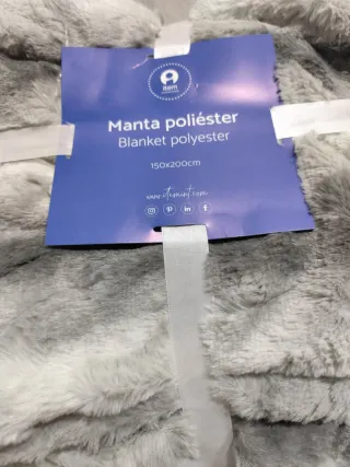 Manta Suave Bicolor 150x200cm