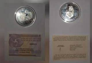 297g Plata Ley 925 en monedas españolas
