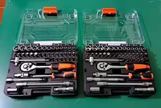 Juego de llaves de vaso de 1/4" (2 unidades)