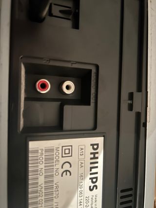 Reproductor VHS Philips VR 570 Averiado
