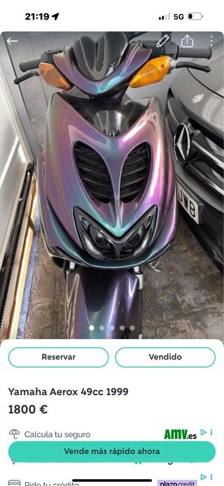 Yamaha Aerox 49cc 1999