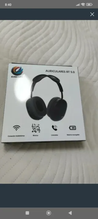 Auriculares Bluetooth 5.0 sin abrir