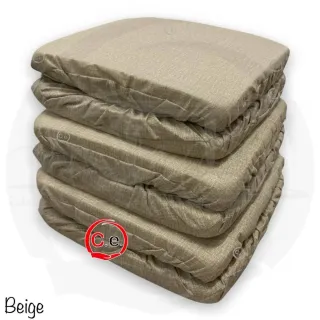 6 Cuscini Sedia Tortora con Elastico