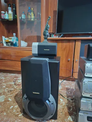 Equipo de música modular Technics gris