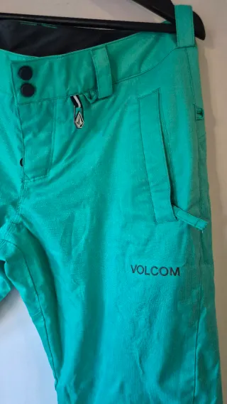 Pantalones esquí/snow Volcom verdes