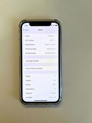 iPhone 12 mini 64GB Lila