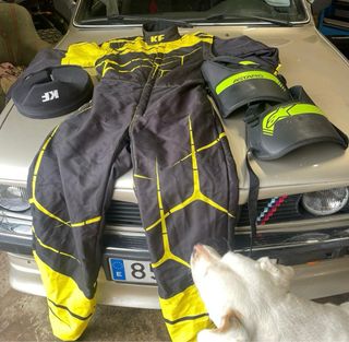 Mono, collarín y costillar kart KF/Alpinestars