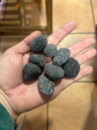 Rocas de lava redondas para acuario