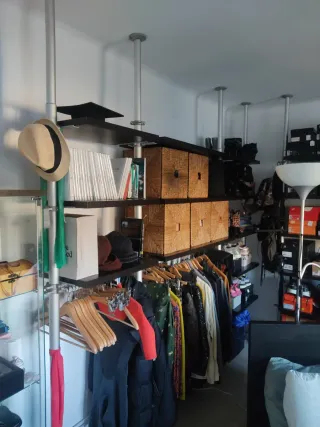 Armario vestidor IKEA negro