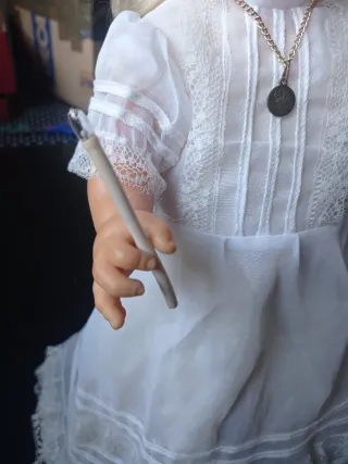 Muñeca comunión años 70 vintage para coleccionista