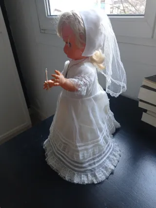 Muñeca comunión años 70 vintage para coleccionista