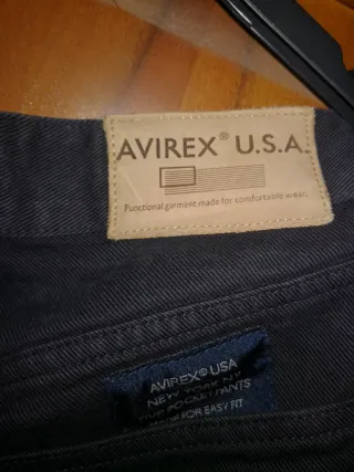 Pantaloni Avirex John Tyber Neri vintage rari