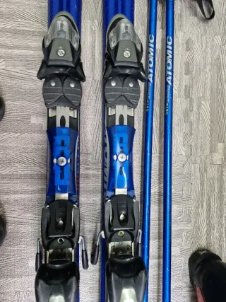 Esquís Atomic SX 7.2, Botas Dalbello, Bastones