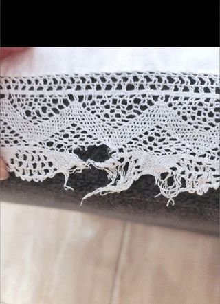 Juego de sábanas bordadas