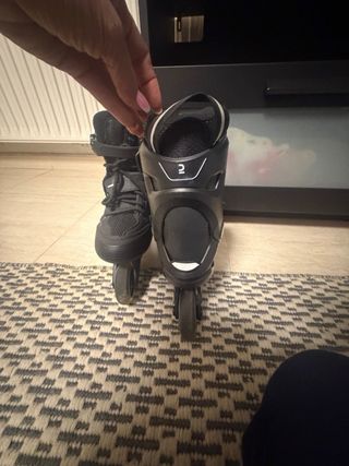 Patines en línea negros poco uso talla 39