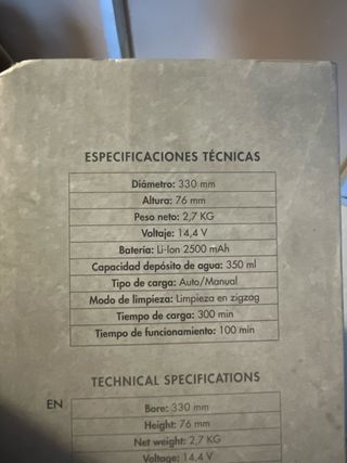 Lote 2 Robot Aspirador Vision Robot Negro