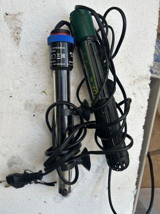 2 Calentadores Acuario 25W y 50W