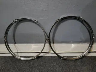 Par de aros para timbal de 12 pulgadas