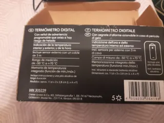 Termómetro Digital Auriol con Sonda