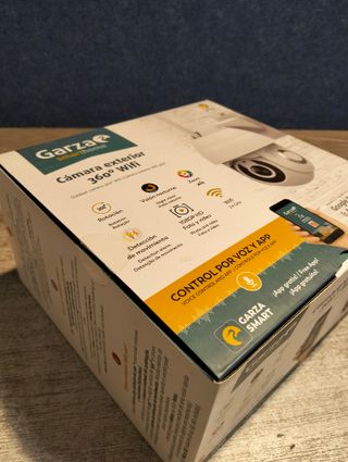 Garza Smart Cámara de vigilancia Exterior Inteligente WiFi 360 Grados