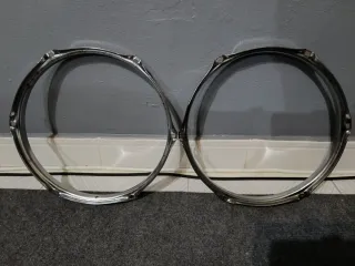 Par de aros para timbal de 10 pulgadas