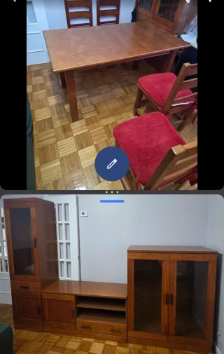 Mesa y conjunto Muebles Salón