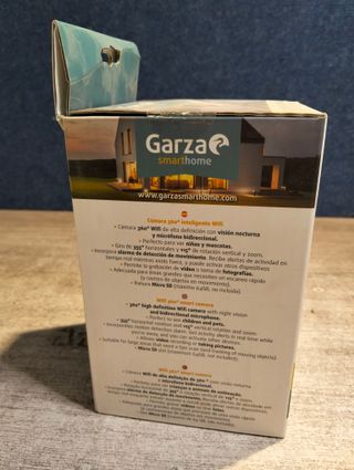 Garza Smart Cámara Inteligente de Vigilancia IP 720P HD Wifi 360º para Interior