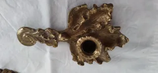 Palmatoria de bronce