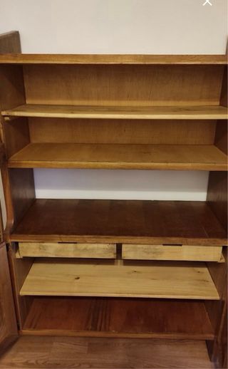 Mueble aparador rústico madera y metal