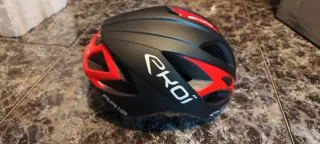 Casco EKOI AR13 Negro y Rojo - Talla L