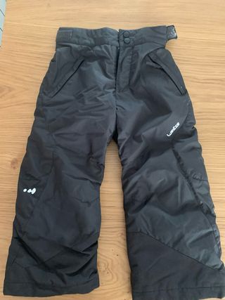 Pantalón de esquí para niño negro