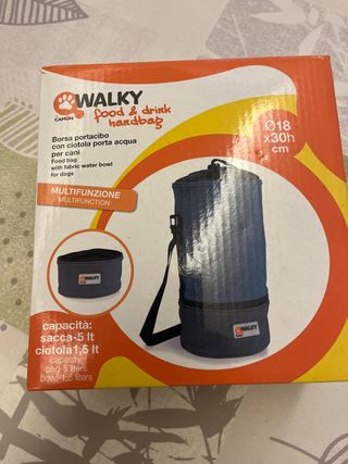 Borsa Walky cibo e acqua cani