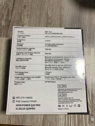 Auriculares YYK-Q63 Inalámbricos Bluetooth 5.3