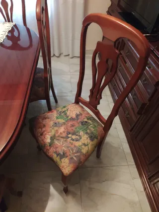 Mesa comedor madera vintage