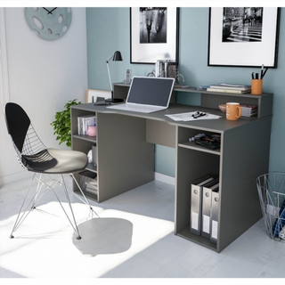 Escritorio Mesa Ordenador Gamer. Gris Antracita