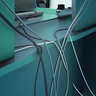 Escritorio Mesa Ordenador Gamer. Gris Antracita