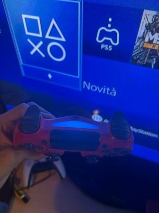 Controller PS4 Rosso No gommini negli analogici