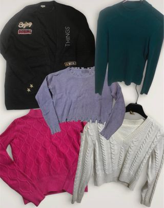 Set 5 maglioni donna taglia unica