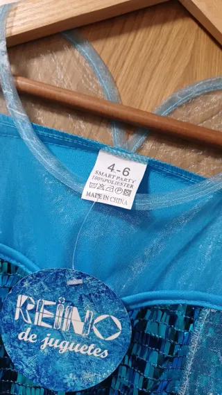 Disfraz Frozen Elsa Talla 4-6 años