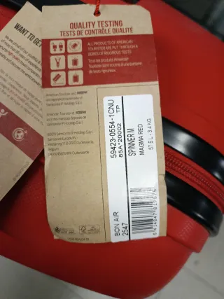 Valigia American Tourister rossa MisuraM: 67*40*25