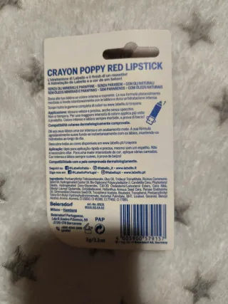 Labello Crayon 03 Poppy Red