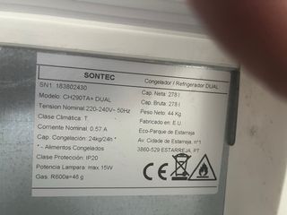 Arcón Congelador/Nevera Dual.