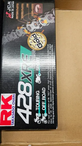 Cadena RK 428 XRE XW-Ring Gold Aprilia Rs 125 2022