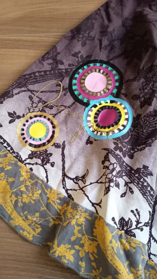 Gonna Desigual fantasia floreale