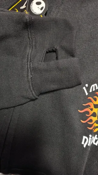 Sudadera Jack esqueletor Pesadilla con cremallera