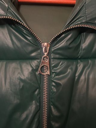 Plumífero verde mujer