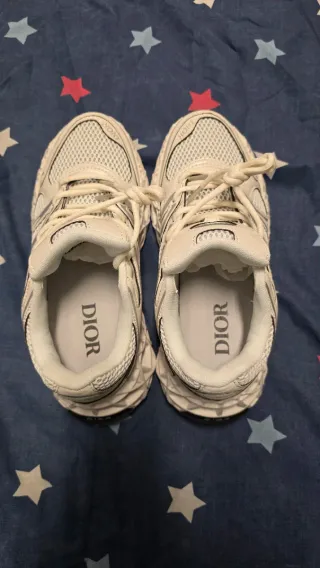 Scarpe Dior B35 Argento/Bianco Tg 35