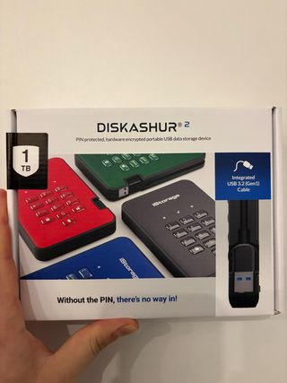 Disco Duro Externo iStorage Diskashur 1TB HDD