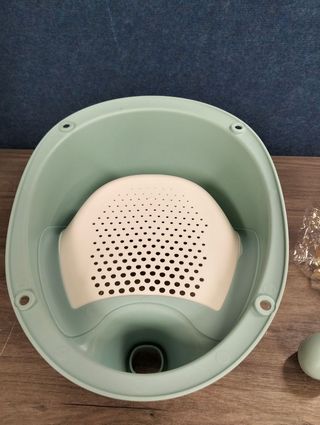 Lindo Asiento de Baño para Bebé Verde