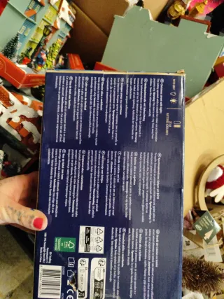 Villaggio Magico con Luci 10 Pezzi